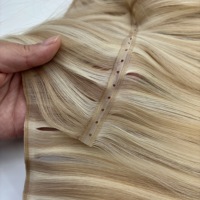 Extensions de cheveux humains 100% vierges russes Remy à cuticules intactes, double tirage, trame papillon XO, volume invisible