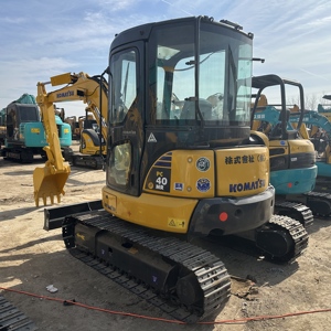 รถขุดขนาดเล็ก Komatsu PC40MR มือสอง 4 ตัน ของแท้จากญี่ปุ่น ชั่วโมงการใช้งานต่ำ รถขุดไฮดรอลิกแบบตีนตะขาบสำหรับขาย - Product Image 1