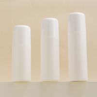 Conteneurs cylindriques en plastique personnalisés Cosmétiques 100 ml Bouteille de déodorant en plastique pp à bille pour emballage de 30 ml