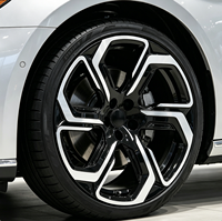 Jantes de voiture forgées monobloc CF WHEEL 18x8 19x8.5 5x120 Noir brillant usiné pour Mercedes BMW Performance Racing Modification