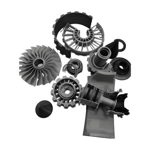 Service d'impression 3D personnalisé MJF, pièces en nylon noir PA12 SLS, prototypage rapide, fabrication additive, plastique haute précision - Product Image 2