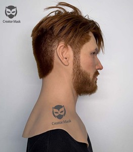 Maschera per Capelli in Silicone Realistica ad Alta Simulazione, Riutilizzabile, Traspirante, Ecologica, per Feste, <span class=keywords><strong>Halloween</strong></span>, Pasqua, Film - Product Image 5