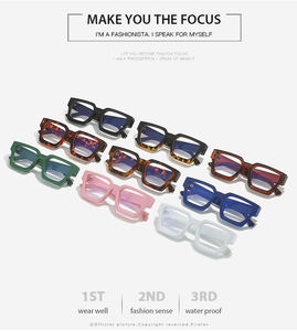 PSTY174女性のための新しいファッションスクエア眼鏡フレーム男性アンチブルーライト光学メガネ処方眼鏡眼鏡 - Product Image 3