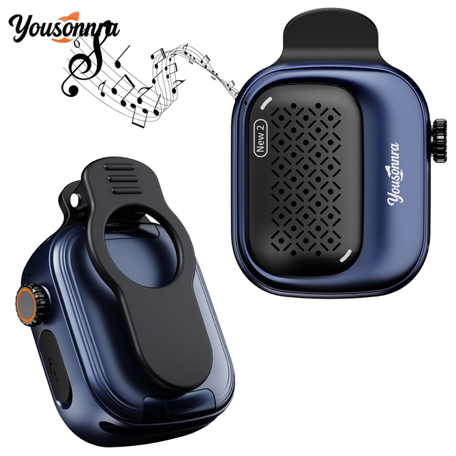 Yousonnra Mini Portable Wearable Blue tooth Speaker with Hands Free Call, IP69 Waterproof, 20H Playtime,1+N Function, 6.0BT