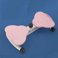 Mini Flexible Fitness tirer corde soutien taille torsion plaque disque exercices Double tuyau en acier métal taille torsion disque Machine