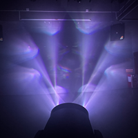 Projecteur de scène à tête mobile 180W 4 LED RGBW Bee Eye avec contrôle sonore et DMX512, indice de protection IP33, en alliage d'aluminium pour DJ/Disco/Mariage