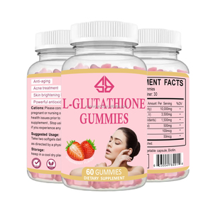 Gummies OEM éclaircissantes pour la peau au collagène et L-Glutathion, 60 suppléments à base de plantes pour éclaircir la peau et éliminer les taches faciales chez la femme - Product Image 4