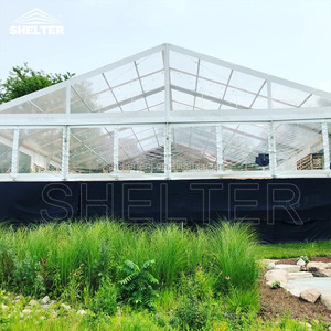 Lớn rõ ràng 1000 người trong suốt đám cưới Lều màu đen một khung lễ hội bên lều cho các sự kiện - Product Image 5