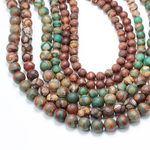 <span class=keywords><strong>BD</strong></span>-T458 Multiples styles Tibétain naturel agate <span class=keywords><strong>perles</strong></span> rondes <span class=keywords><strong>perles</strong></span> en vrac bijoux faits à la main pour <span class=keywords><strong>l</strong></span>'<span class=keywords><strong>amour</strong></span> frais et é<span class=keywords><strong>l</strong></span>égant - Product Image 1