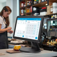 Terminal de paiement de kiosque libre-service à écran tactile de 15,6 pouces, machine de point de vente pour la vente au détail et la commande