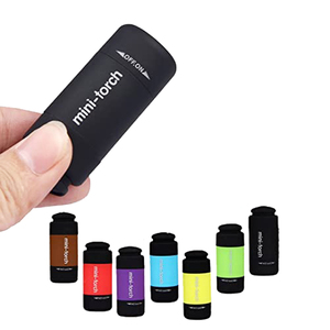 USB Rechargeable Mini Keychain LED Torch Flashlight Multifunctional Small Pocket Promotional Flashlight