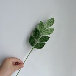 <span class=keywords><strong>Flores</strong></span> Artificiales BF, Pedidos al por Mayor, Hojas Tejidas a <span class=keywords><strong>Crochet</strong></span> a Gran Escala con Patrón de Cuatro Estaciones para Decoración del Hogar - Product Image 2