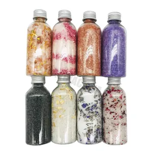 Factory Wholesale Bulk Relaxation Relief Lavender Floral Scent Bulk Bath Salts Self-developed Support Customization