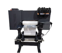 JADE New Two XP600 Printhead Printer UV DTF Otomatis dengan Film Stiker AB Roll Tinta UV Garansi 1 Tahun Kartu Garansi Kaca Dll Ukuran A3 7m/s