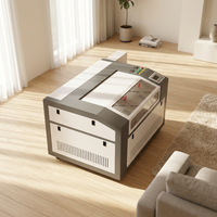 Nueva Máquina de Grabado Láser CO2 Refrigerada por Agua de Ruida, Grabado de Penetración Total en Acrílico, Piedra, Vidrio, Papel, Madera, Contrachapado y Goma, con IA