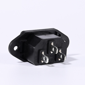 Conector de Alimentación IEC 60320 C14 con Orejetas de Montaje, 10A 250V~, Conector de Corriente Alterna para Montaje en Panel con Terminales de Tornillo, Certificado TUV - Product Image 5