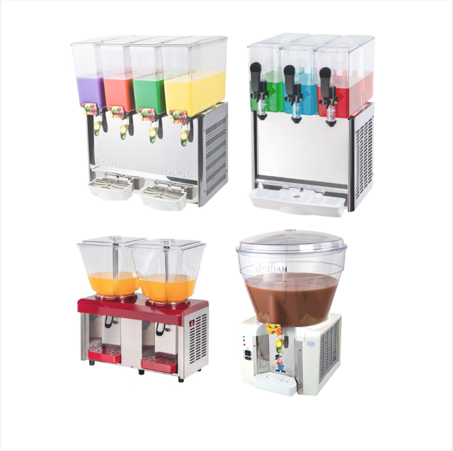 Automatic Plastic Fruit Juicer Juce Beverage Juice Cold Drink Cooler Cooling Making Dispensers Machine Commercial for Sale Price
