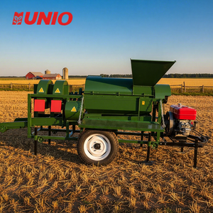 Equipo Agrícola Portátil Resistente |   Trilladora de Granos Móvil para Operaciones de Descascarillado de Cultivos en Campo - Product Image 1