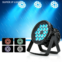 Projecteur LED Par étanche 18x10W RGBW 4-en-1 avec boîtier en aluminium, contrôle DMX512 RDM pour spectacles en extérieur, DJ et discothèques