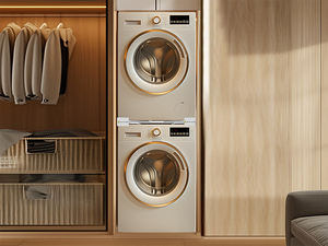 Kit de superposition réglable pour lave-linge et sèche-linge avec séchoir coulissant – Meilleures ventes - Product Image 6