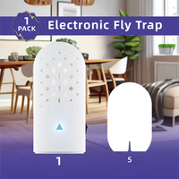 Atrapasueños de luz UV para interiores para insectos voladores, moscas de la fruta, moscas domésticas, mosquitos, trampa para moscas, no Zapper, tamaño de EE. UU., Control de plagas de Mosquitos