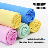 Serviette de refroidissement PVA absorbée lavage de voiture Pva chamois tissu rouleau lingettes de voiture détails chiffon serviette de nettoyage en microfibre