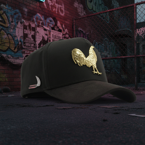 Gorra de Béisbol de 5 Paneles con Logotipo Bordado Personalizado de Alta Calidad, Gorras de Calidad G5 con Forro Interior de Satén, Gorras Mz <span class=keywords><strong>Gallo</strong></span> con Pasadores Metálicos - Product Image 1