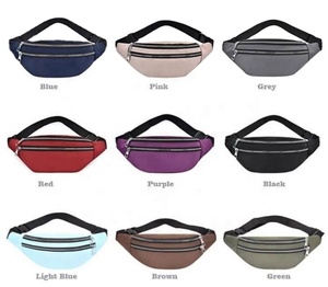 Riñonera de Poliéster con Patrón Bordado Multicolor Personalizado, Cierre Impermeable con Logotipo, para Viajes, Deportes y Running, en Oferta - Product Image 5