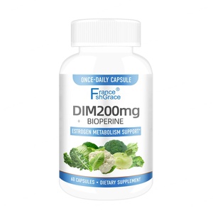 Complément de DIM 200 mg de haute qualité pour adultes – Soutien au métabolisme des œstrogènes – Meilleures capsules de DIM - Product Image 1