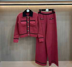 A11075 <span class=keywords><strong>Cardigan</strong></span> da Donna Autunnale in Maglia di <span class=keywords><strong>Viscosa</strong></span> con Bottoni Frontali, Traspirante ed Elegante per Ufficio e Feste - Product Image 3