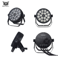 Contrôle DMX couleur complète 18 pièces 4 en 1 5 en 1 6 en 1 Lumière de scène LED plate colorée pour DJ Fête Mariage Bar Disco