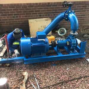 Máy bơm công nghiệp Máy bơm nước ly tâm bằng gang/thép không gỉ nằm ngang Máy bơm nước nóng có lưu lượng lớn Máy bơm nước nóng có lưu lượng lớn - Product Image 3
