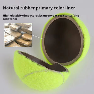 Grande balle de tennis pour chiens 9,5 pouces, balles de tennis géantes gonflables, jouet à mâcher pour animaux de compagnie, balle de tennis pour chien, grands jouets pour animaux de compagnie, sports de plein air amusants - Product Image 5