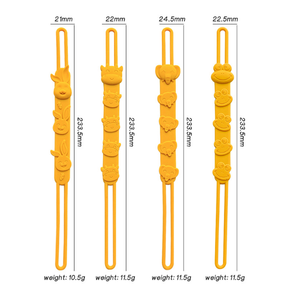 2023 attache-sucette Silicone anneau de dentition sangle de sucette avec pince bébé jouets de dentition pour garçons et filles attache-sucette en Silicone - Product Image 5