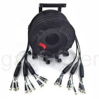 Câble de raccordement à fibre optique blindé TPU double cœur de 5,0 mm de diamètre avec bobine tactique pour événements communautaires