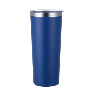 Gobelet de voyage isotherme en acier inoxydable de 22 oz, double paroi sous vide, avec couvercle coulissant transparent, personnalisable avec logo - Product Image 4
