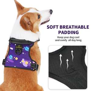 MASBRILL-Arnés para perros, chaleco reflectante con asa, sin estrangulamiento, suave y acolchado, para perros pequeños, medianos y grandes - Product Image 2