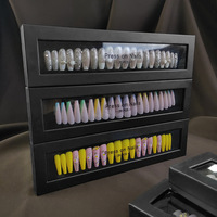Qianya Uñas Postizas Personalizadas al por Mayor, 20 Uds. en Caja de Regalo, Uñas de Lujo Estilo Stiletto, Bailarina, Ataúd para Salón de Uñas