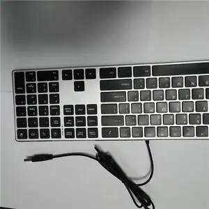 USB 3.0 Tipo UM Preto Com Fio teclado do computador portátil pc