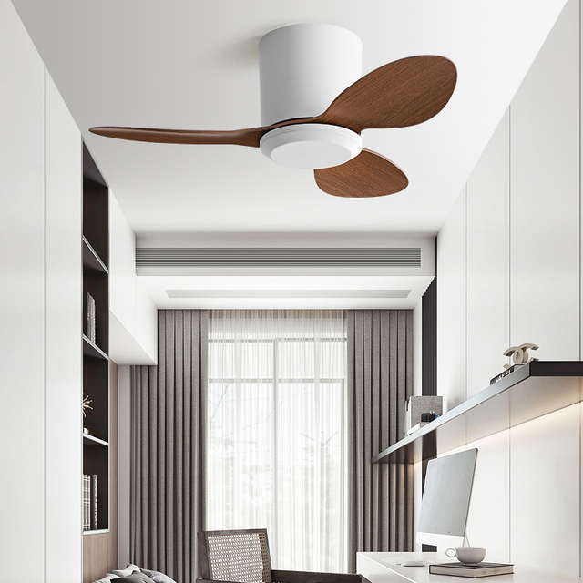 The Cheapest Factory Direct Sales 25 Inch American Retro Fan Home Decoration Ceiling Fan with Remote Control