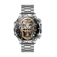 Reloj deportivo al aire libre AK75 1,85 pulgadas HD pantalla linterna 700mAh Batería grande BT llamada salud monitoreo hombres reloj inteligente