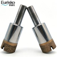 Herramientas Abrasivas: Broca de Diamante de 20 mm con Recubrimiento de Bronce para Perforación de Zirconia, Carburo de Silicio y Cerámica
