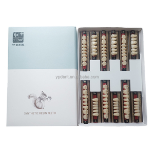 Dents <span class=keywords><strong>en</strong></span> résine Yingpai à <span class=keywords><strong>prix</strong></span> d'usine, 2 couches, 3 couches, teinte blanchissante, dents <span class=keywords><strong>en</strong></span> résine acrylique, antérieures et postérieures, prothèse artificielle - Product Image 1