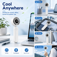 Ventilateur portatif silencieux rechargeable sans fil pour l'été