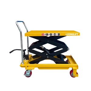 Carro Elevador de Tijera Hidráulico en Oferta, Plataforma Manual de 1.5m de Altura para Plantas de Fabricación - Product Image 4