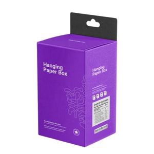 Nhà Máy Giá thấp tùy chỉnh in bao bì sản phẩm treo bán lẻ Kraft hộp giấy với logo của bạn - Product Image 3