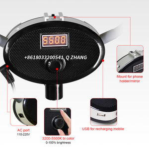 Fx800ii Yidoblo Rechargeable <span class=keywords><strong>FX</strong></span>-800II 80w Lumière de <span class=keywords><strong>Maquillage</strong></span> Beauté LED Kit de Lumière à Quatre Bras avec Support 3200-5500K Éclairage Photographique - Product Image 4