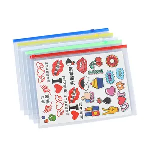 A4/A5/A6/ B5 Customized PVC Plastic Clear Frost Waterproof Zipper Bag Storage Organizer <strong>Zip</strong> <strong>Lock</strong> Pouch Document <strong>File</strong> <strong>Holder</strong> - Product Image 1