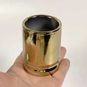 แก้วเบียร์เซรามิกคุณภาพสูง ลายรถไฟดีไซน์ทองคำ แก้วเหล้าเซรามิกสำหรับดื่ม เหมาะสำหรับตกแต่งบาร์ - Product Image 4