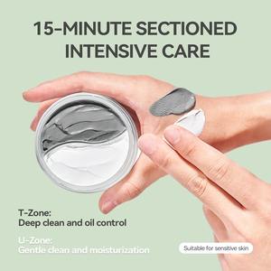 U-zona pulizia grigio <span class=keywords><strong>argilla</strong></span> profonda pulizia olio di controllo con acido ialuronico <span class=keywords><strong>argilla</strong></span> bianca per la rimozione punti neri rinfrescare la pelle - Product Image 3
